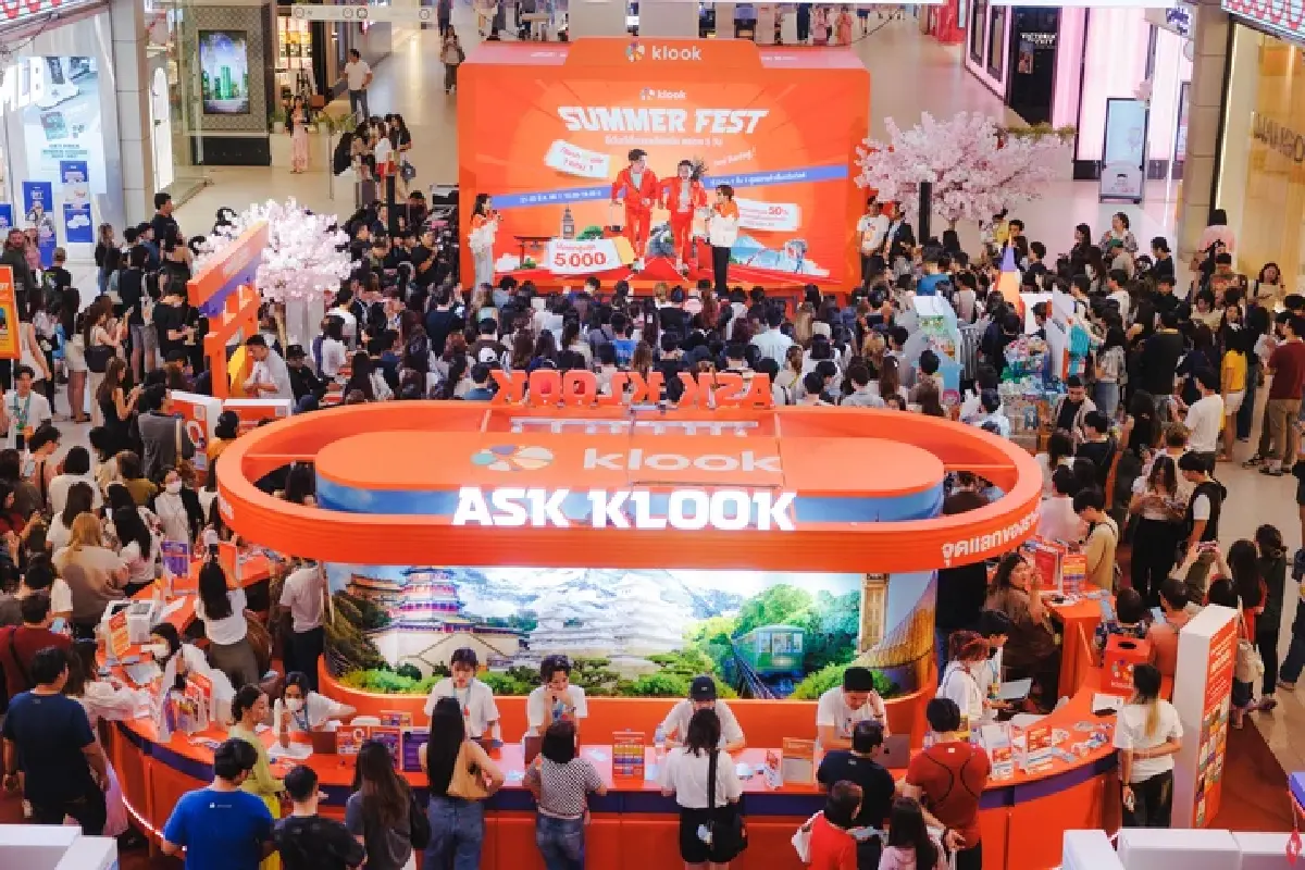 Klook เผยยอดเที่ยวจีนพุ่ง 130% จัด Klook Travel Fest รับสงกรานต์