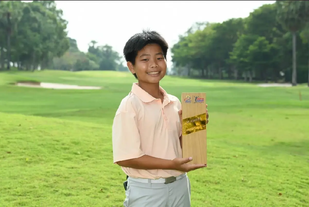 “ริว แตโอ-สิริกร” ผงาดคว้าแชมป์กอล์ฟเยาวชน SAT-GPS สนาม 2 ที่ระยอง