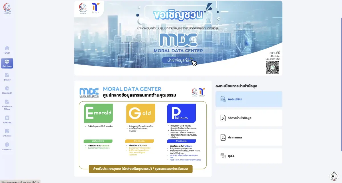 คนไทย "พอเพียง-สุจริต" ลดฮวบ! ศูนย์คุณธรรมดัน Moral Credit กู้สังคม