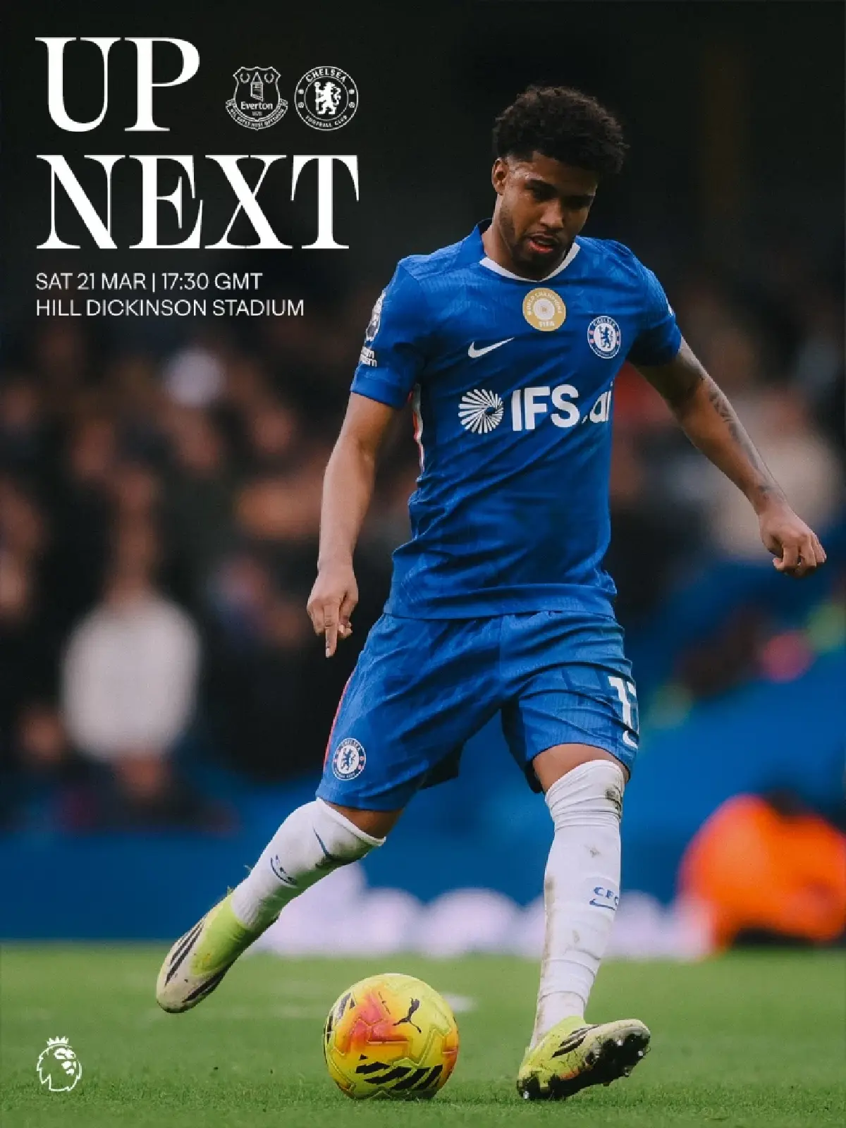 ถ่ายทอดสด เอฟเวอร์ตัน พบ เชลซี พรีเมียร์ลีก วันนี้ 21 มี.ค.69