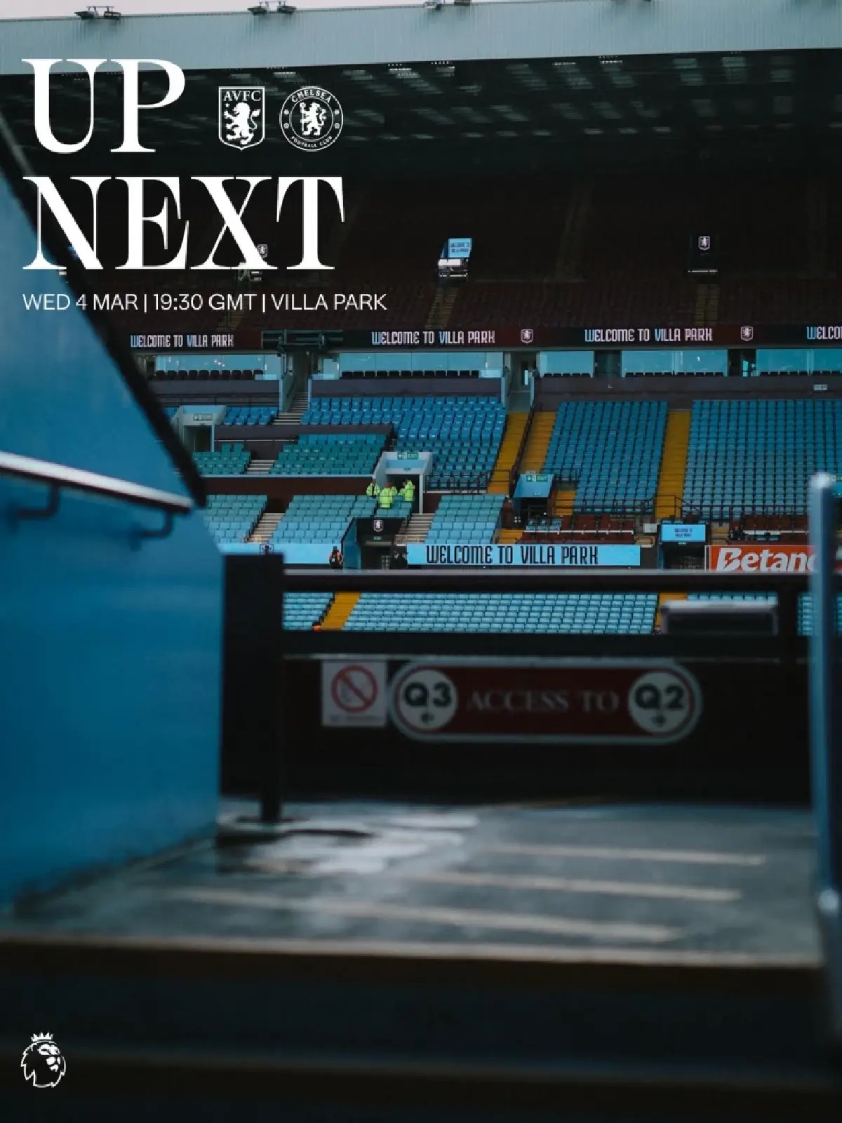 ดูบอลสด ถ่ายทอดสด แอสตัน วิลล่า พบ เชลซี พรีเมียร์ลีก วันนี้ 4 มี.ค.69