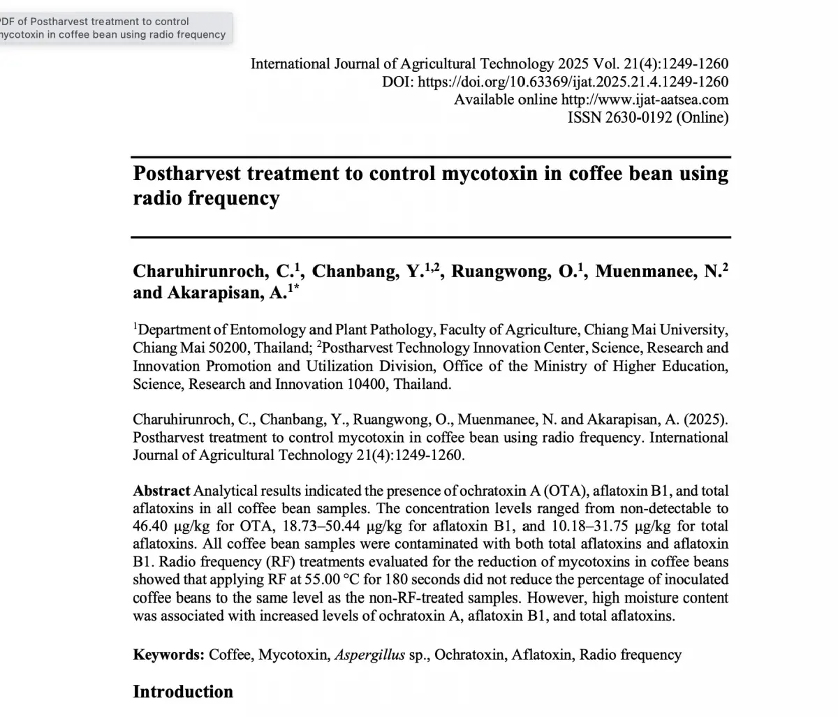 งานวิจัยที่ถูกโพสต์ลงในโซเชียลมีเดีย