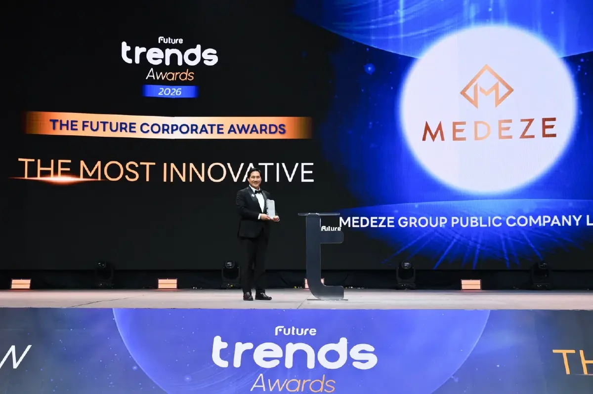 MEDEZE ตอกย้ำองค์กรผู้นำนวัตกรรมการแพทย์แห่งอนาคต คว้า “The Most Innovative” บนเวที Future Trends Awards 2026