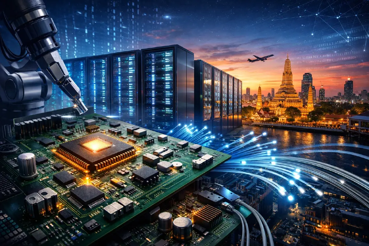 ไทยบนแผนที่เศรษฐกิจดิจิทัลโลก และบทบาทใหม่ของ Data Center&PCB