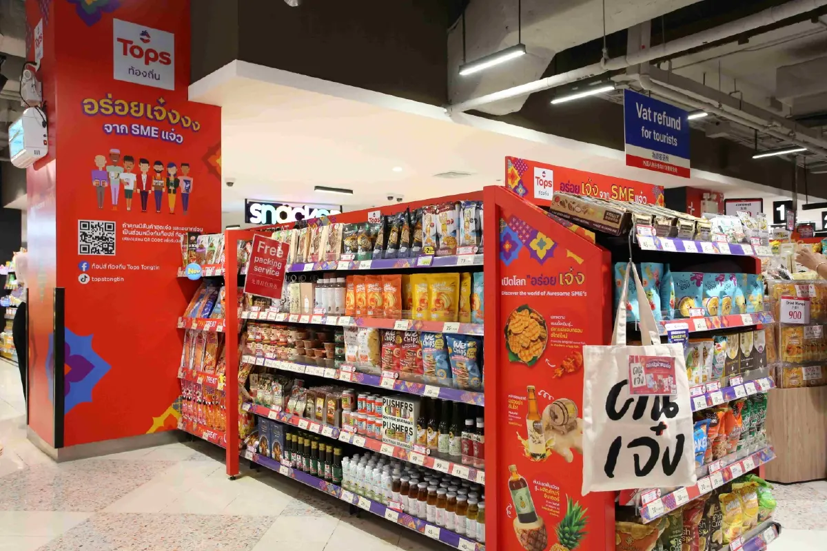 ท็อปส์ ดัน SME ท้องถิ่นขึ้นเชลฟ์ทั่วไทย เป้าโต 30% ลุ้นขายไกลถึงยุโรป