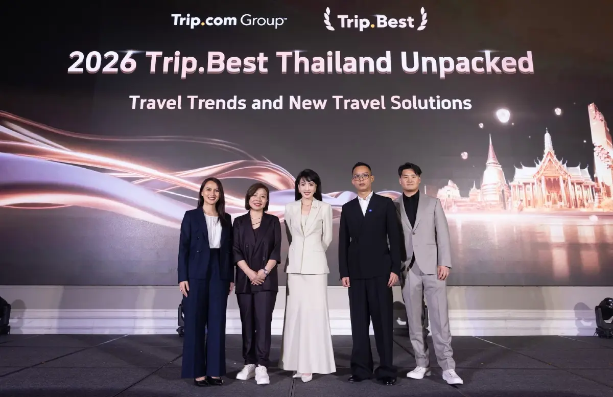 เจาะเทรนด์เที่ยว2026 ! ไทยยืนหนึ่งเอเชีย Trip.Best เผยอินไซต์คนทั่วโลก