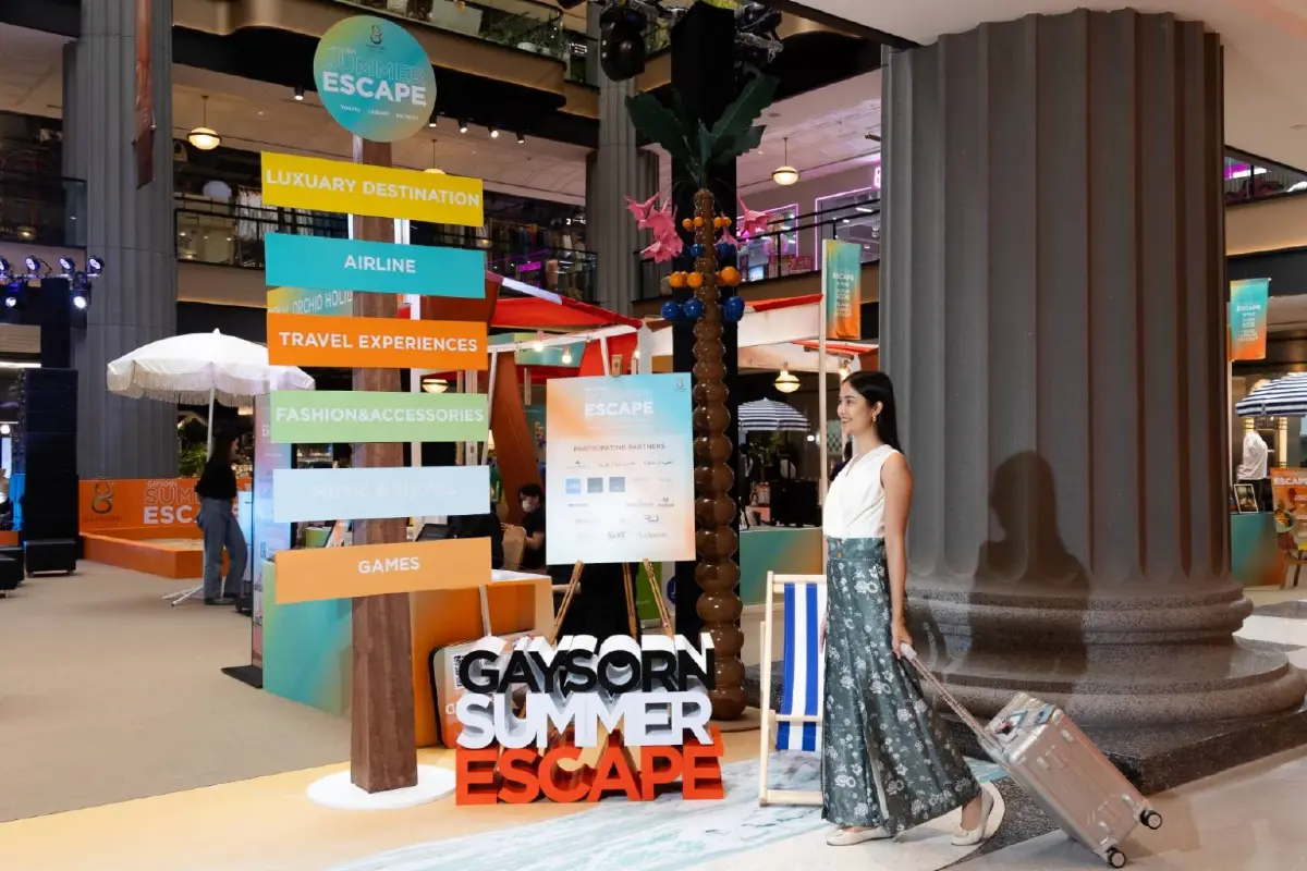 Gaysorn Summer Escape สัมผัสไลฟ์สไตล์ท่องเที่ยวหรูใจกลางเมือง