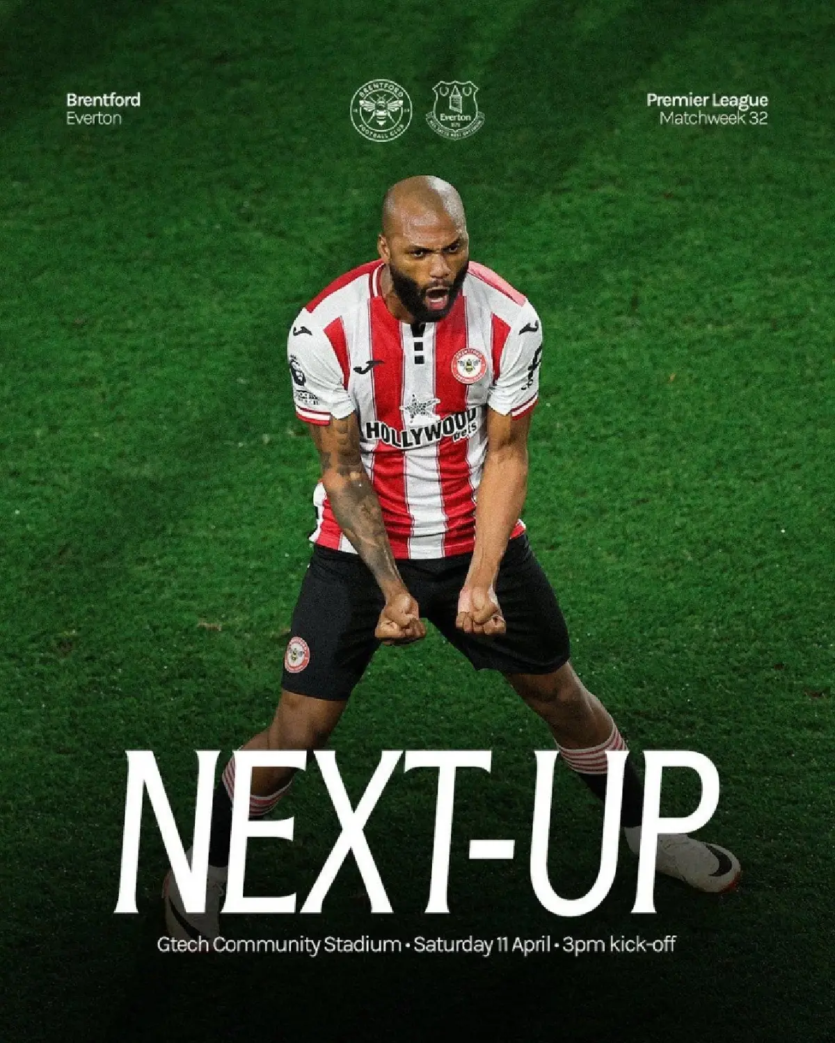 ถ่ายทอดสด เบรนท์ฟอร์ด พบ เอฟเวอร์ตัน พรีเมียร์ลีก วันนี้ 11 เม.ย.69