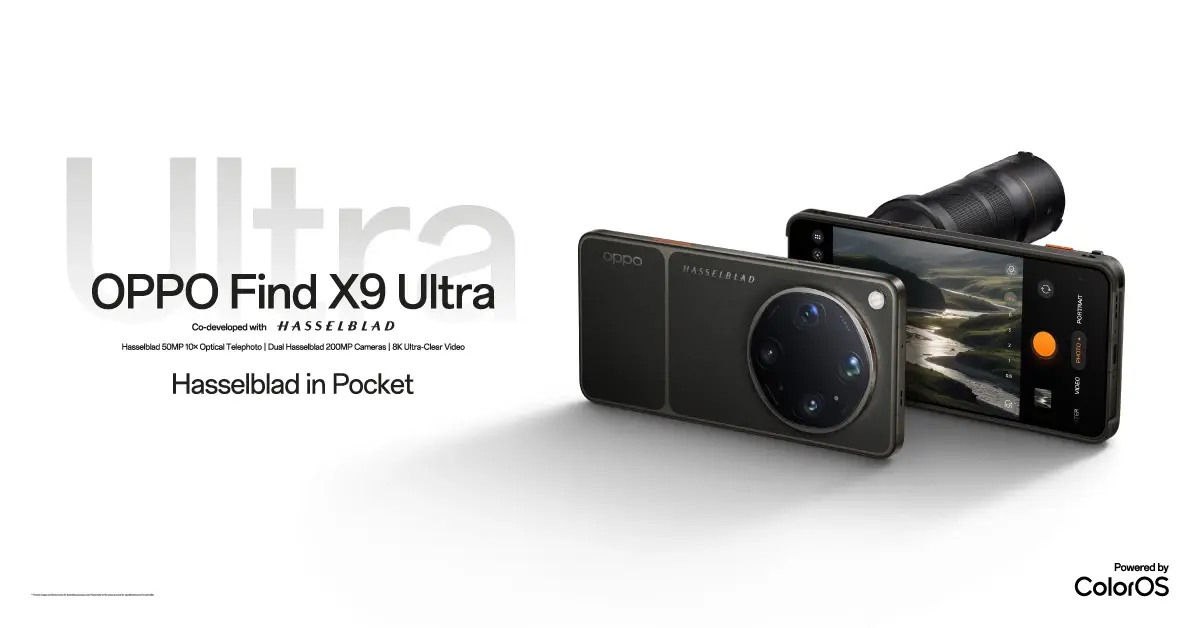 OPPO บุกตลาดพรีเมียมเปิดตัว Find X9 Series นวัตกรรมกล้องระดับอัลตรา