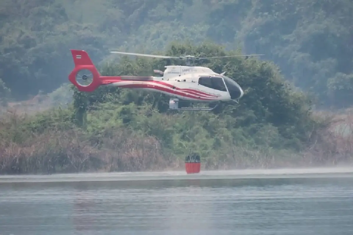 ก.ทรัพยากรฯ รุกตั้ง War Room กาญจนบุรี คุมไฟป่า-เน้นความปลอดภัยเจ้าหน้าที่