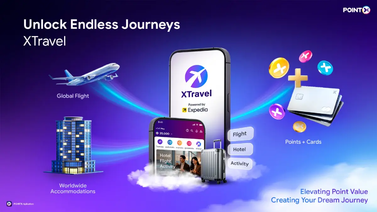 POINTX ชูวิสัยทัศน์ “แพลตฟอร์มสะสมและใช้คะแนนครบวงจร” ดันพอยท์เป็นมูลค่าที่ตอบโจทย์ทุกไลฟ์สไตล์