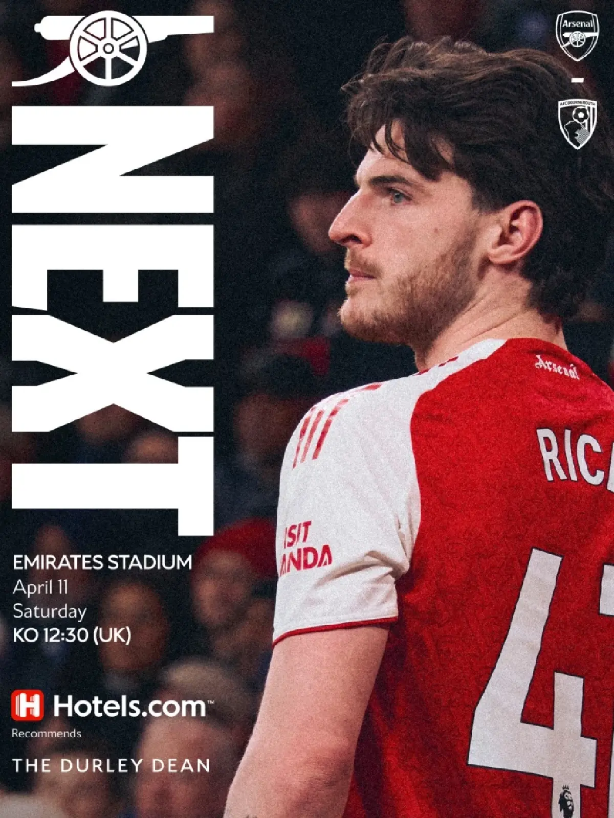 LIVE ถ่ายทอดสด อาร์เซน่อล พบ บอร์นมัธ พรีเมียร์ลีก วันนี้ 11 เม.ย.69