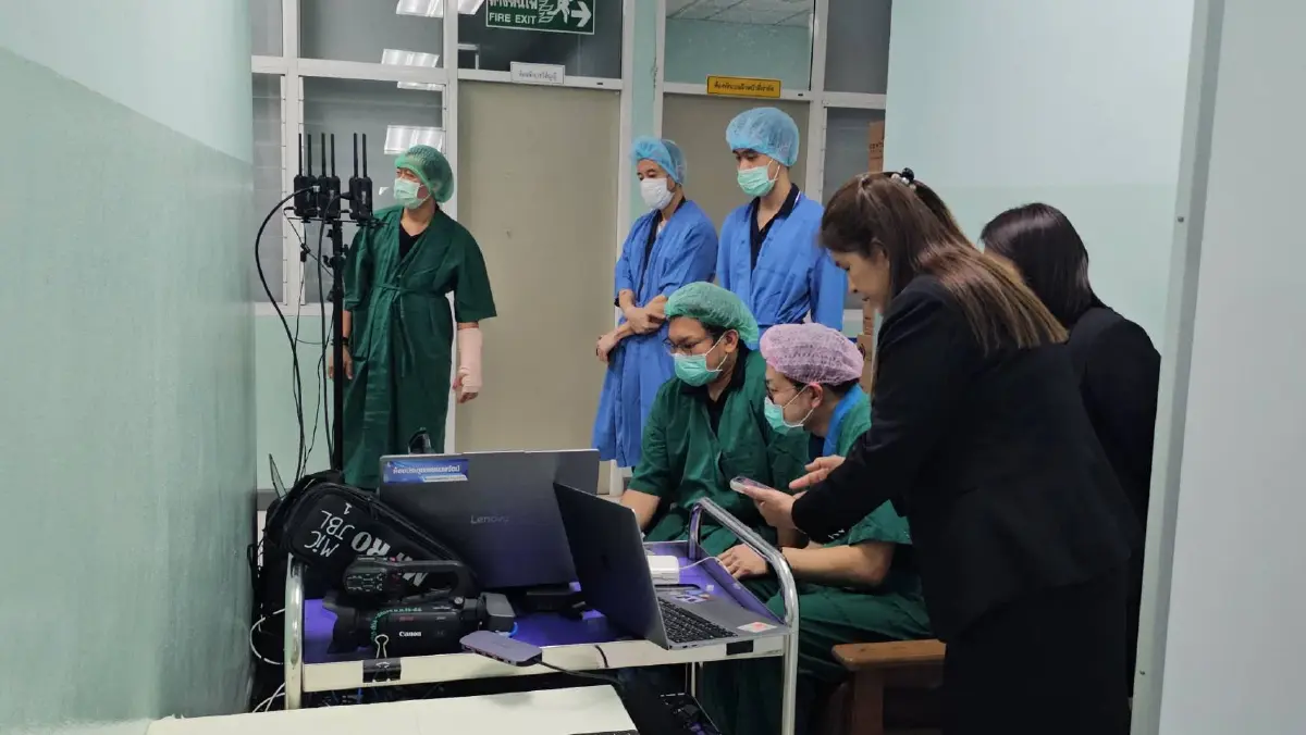 สธ. สำเร็จ! ผ่าตัดทางไกลข้ามประเทศ ไทย-จีน ระยะทาง 2 พัน กม.