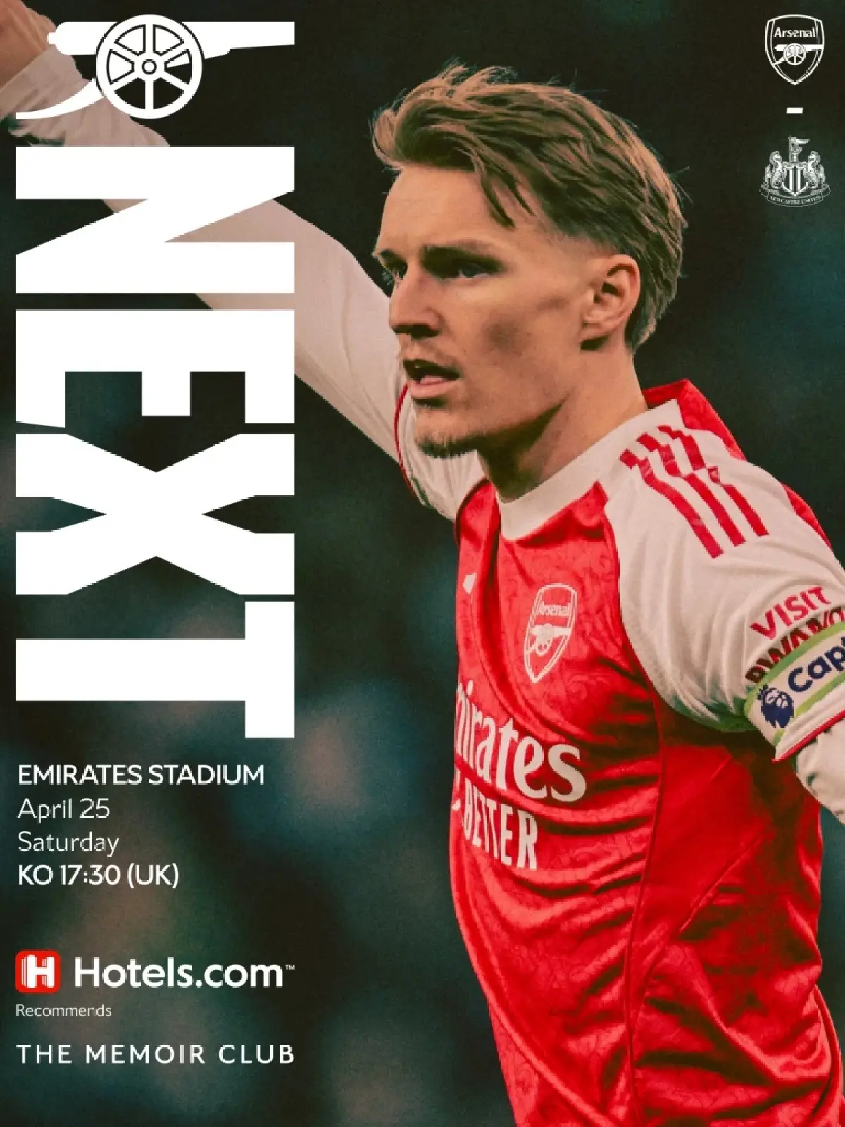 ดูบอลสด ถ่ายทอดสด อาร์เซน่อล พบ นิวคาสเซิ่ล พรีเมียร์ลีก วันนี้ 25 เม.ย.69