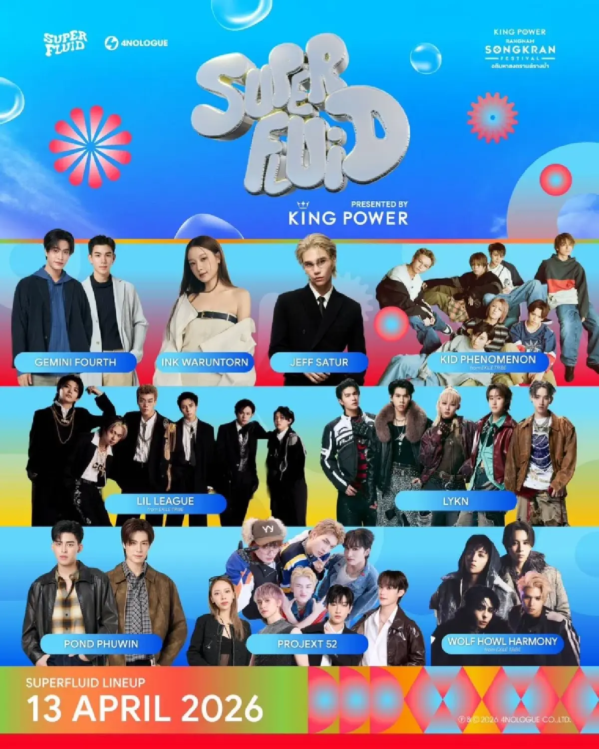 4NOLOGUE x King Power ปักหมุด SUPERFLUID 2026 สงกรานต์สไตล์คนเมือง