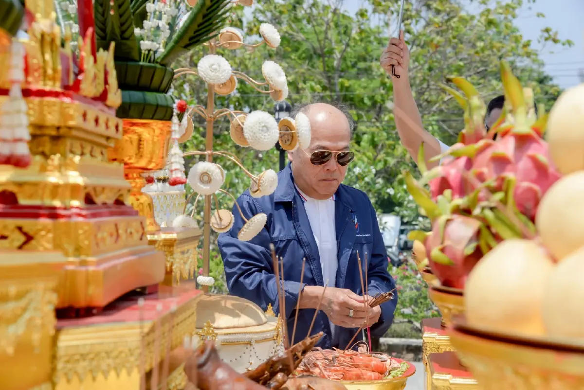 เริ่มแล้ว! Kick off สร้างเมืองการบินอู่ตะเภา EECO-ทร.-UTA ทำพิธีบวงสรวงใหญ่