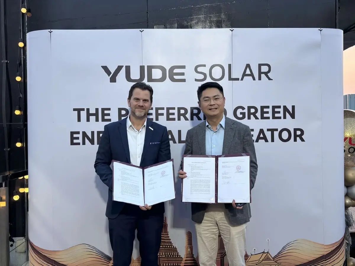 "ยูเดะ โซลาร์" รุกไทย ตั้งเป้าติด Top 5 ตลาดโซลาร์อาเซียน