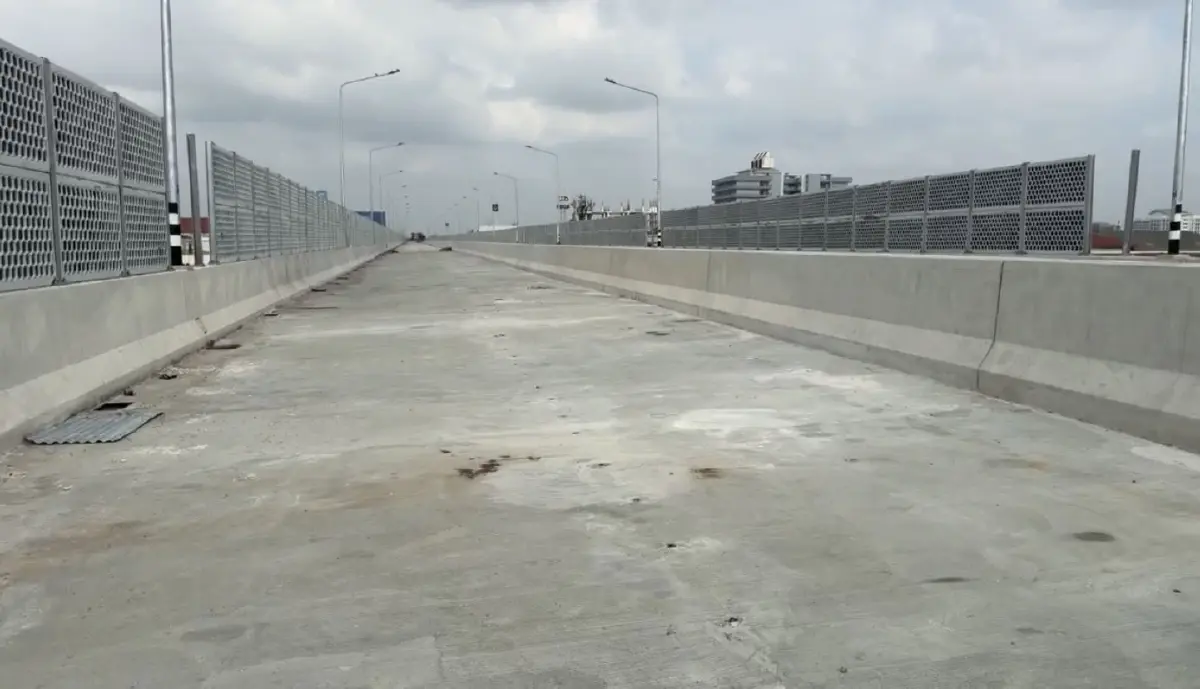 มาแน่ ! สะพานยกระดับ อ่อนนุช-ลาดกระบัง คืบ 99% ดีเดย์เปิด พ.ค. นี้