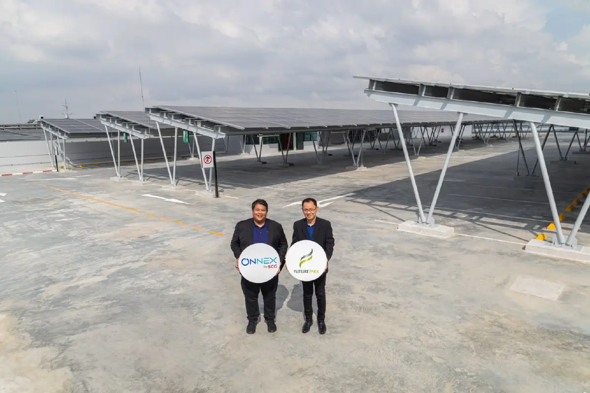 ฟิวเจอร์พาร์ค รังสิต รุกฆาตพลังงานสะอาด! จับมือ ONNEX by SCG ติดตั้งโซลาร์รูฟท็อปเต็มรูปแบบ