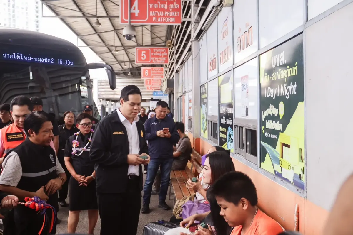 “สรรเพชญ” ลงพื้นที่ตรวจสนามบิน-ขนส่งหาดใหญ่ คุมเข้มสงกรานต์