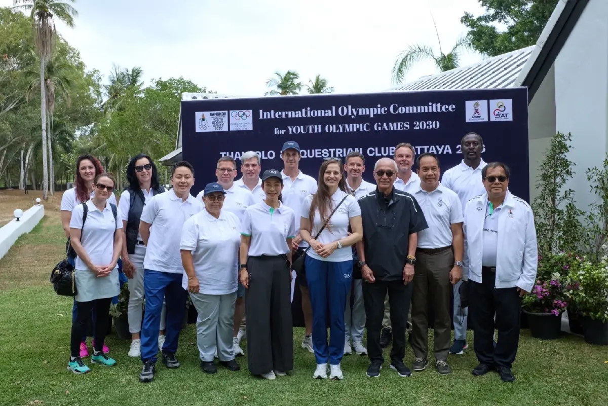 คณะ IOC เยือนชลบุรี ตรวจความพร้อมไทยชิงเจ้าภาพ Youth Olympic 2030