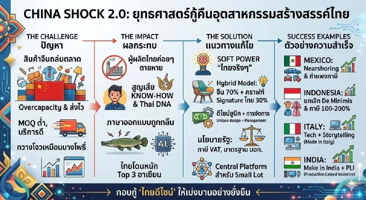 ภาวุธเตือน China Shock 2.0 ถล่ม SME ไทย สินค้าจีนทะลักราคาถูกกว่าครึ่ง