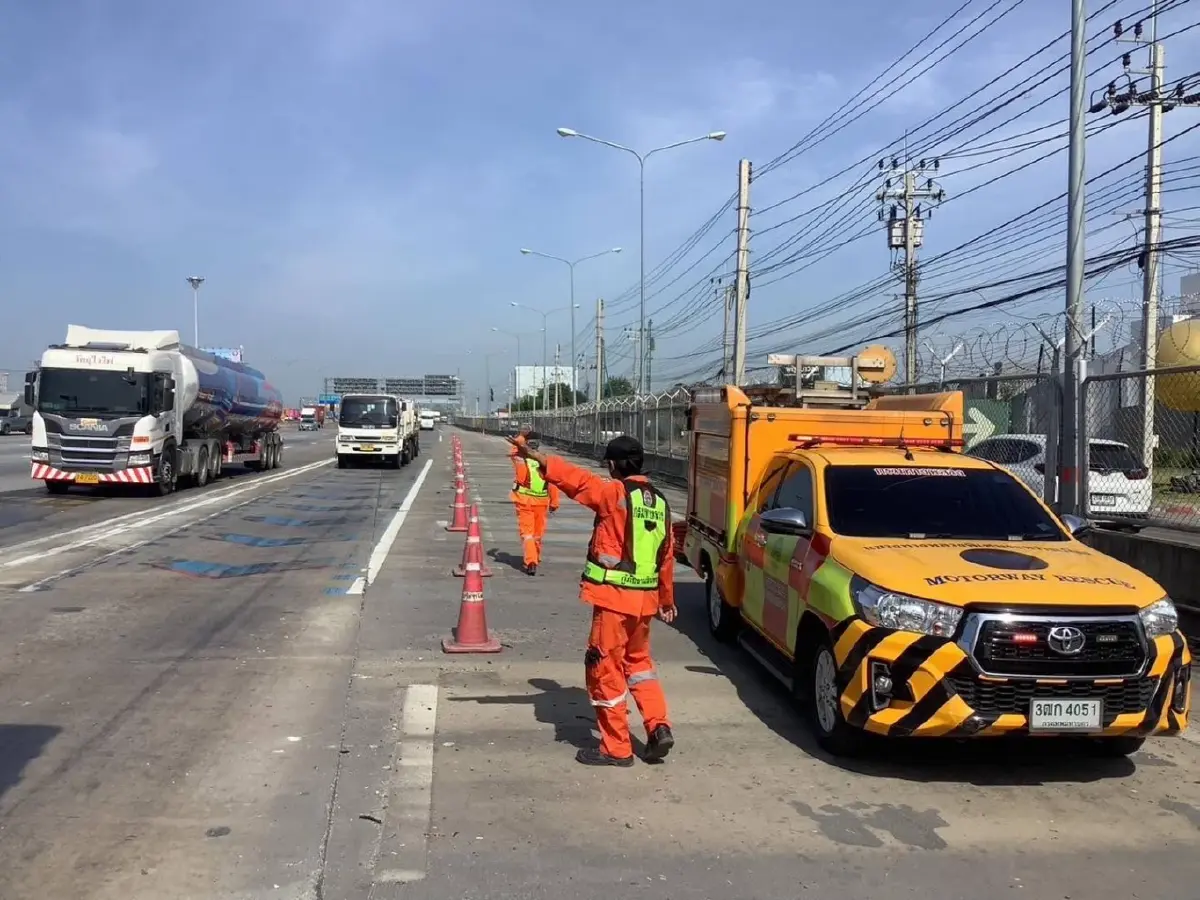 ของขวัญสงกรานต์69 กรมทางหลวงเปิดฟรีค่ามอเตอร์เวย์  7 วัน