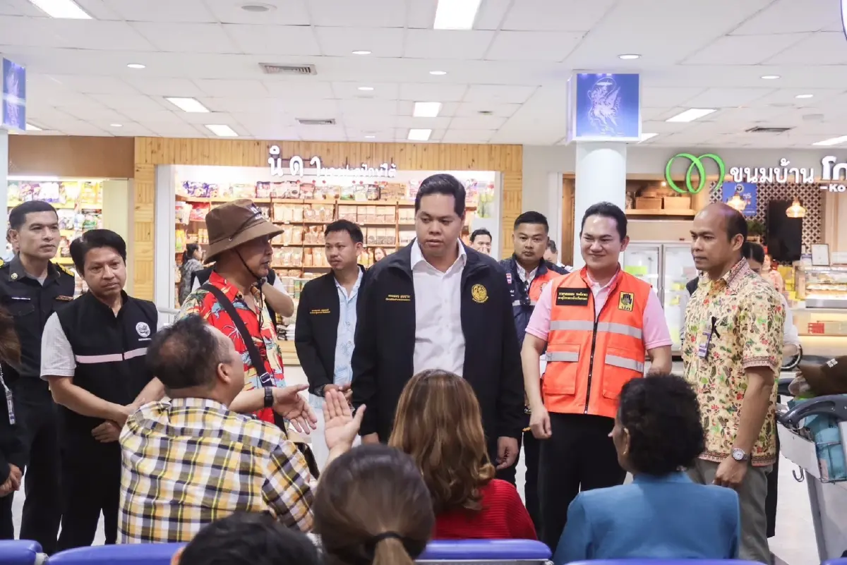 “สรรเพชญ” ลงพื้นที่ตรวจสนามบิน-ขนส่งหาดใหญ่ คุมเข้มสงกรานต์