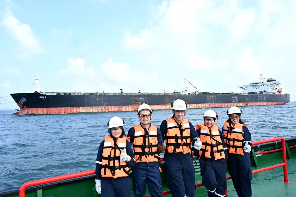 เรือบรรทุกน้ำมันลำแรกฝ่าวิกฤตฮอร์มุซ ถึงไทยสำเร็จ ขนน้ำมันดิบ 7 แสนบาร์เรลเข้าโรงกลั่นบางจาก