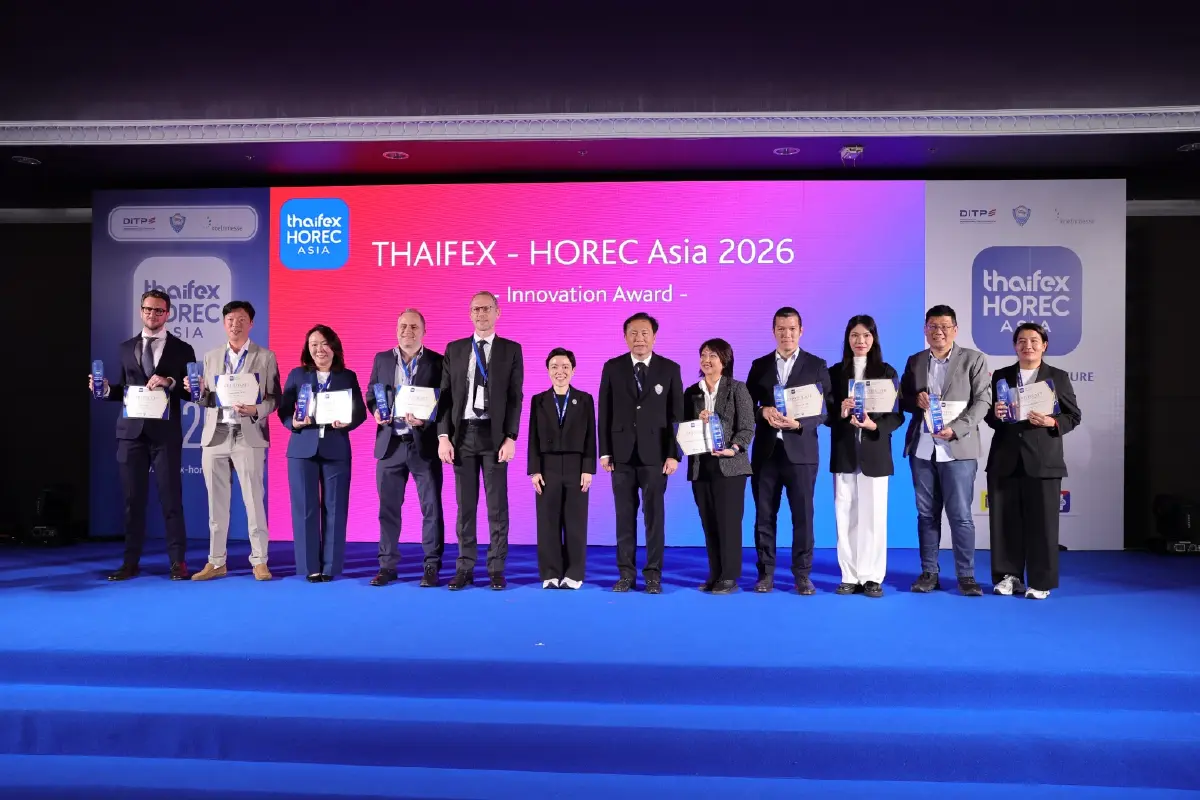 นวัตกรรมไทยผงาด 4 แบรนด์คว้า THAIFEX - HOREC ASIA Innovation Awards 2026