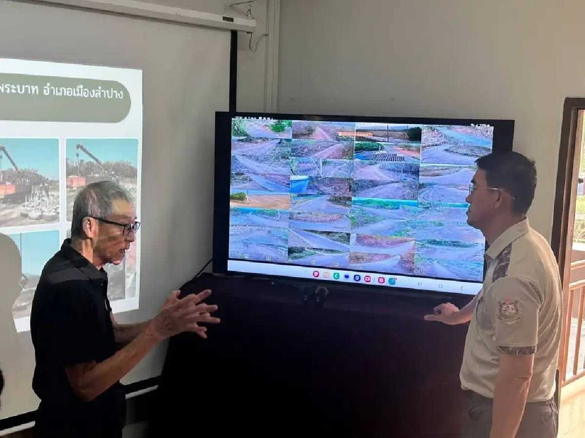 อธิบดีกรมอุทยานฯ รุกตรวจไฟป่าลำปาง ชู CCTV อัจฉริยะคุมเข้มจุดเสี่ยง