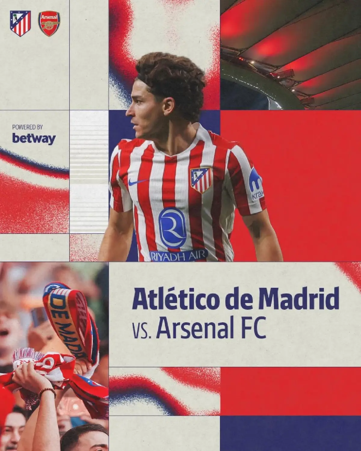 ดูบอลสด ถ่ายทอดสด แอต.มาดริด พบ อาร์เซน่อล UCL วันนี้ 29 เม.ย.69