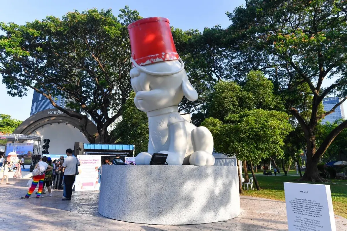 สงกรานต์สายอาร์ต! 6 อาร์ตทอยยักษ์ปักหมุดสวนลุมฯ 11-30 เม.ย.นี้