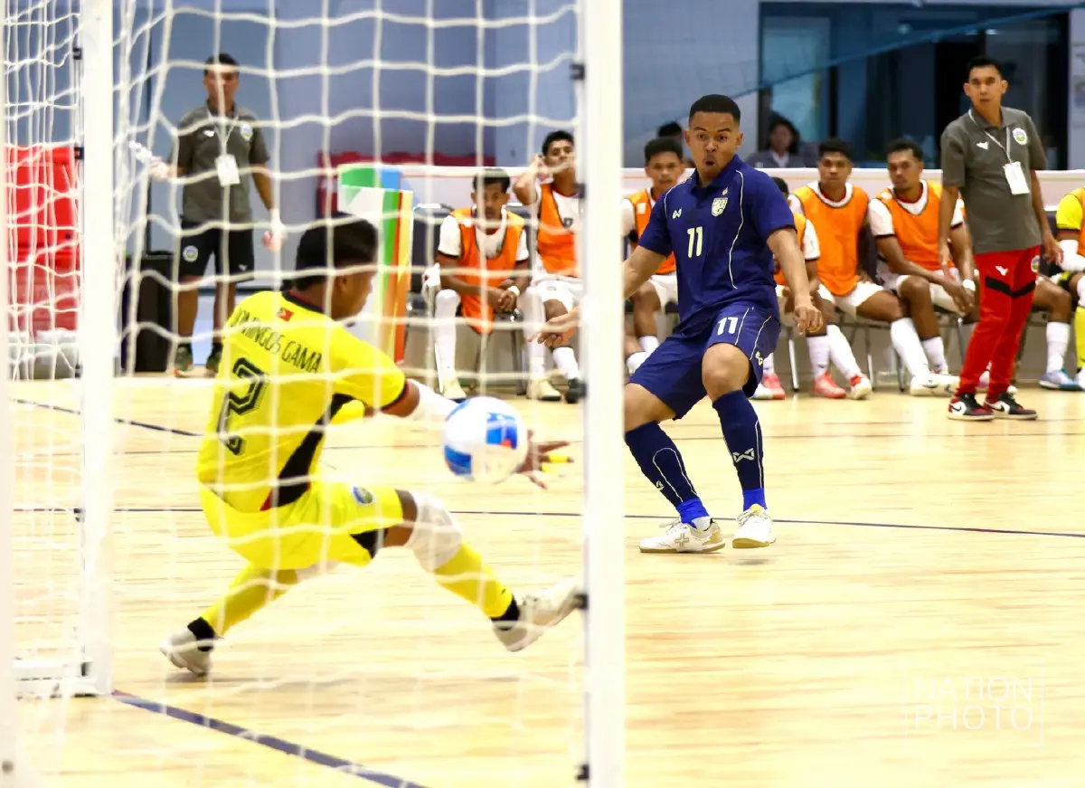 ช้างศึกโต๊ะเล็กคืนฟอร์ม! ไทยทุบติมอร์ 4-1 ประเดิมชัยอาเซียน