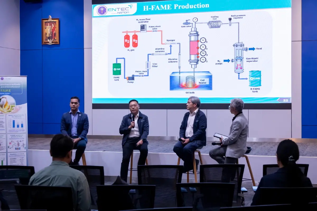 H-FAME เชื้อเพลิงคาร์บอนต่ำ พลิกพลังงานไทย ใช้ได้ทันที “ไม่ต้องรออนาคต”