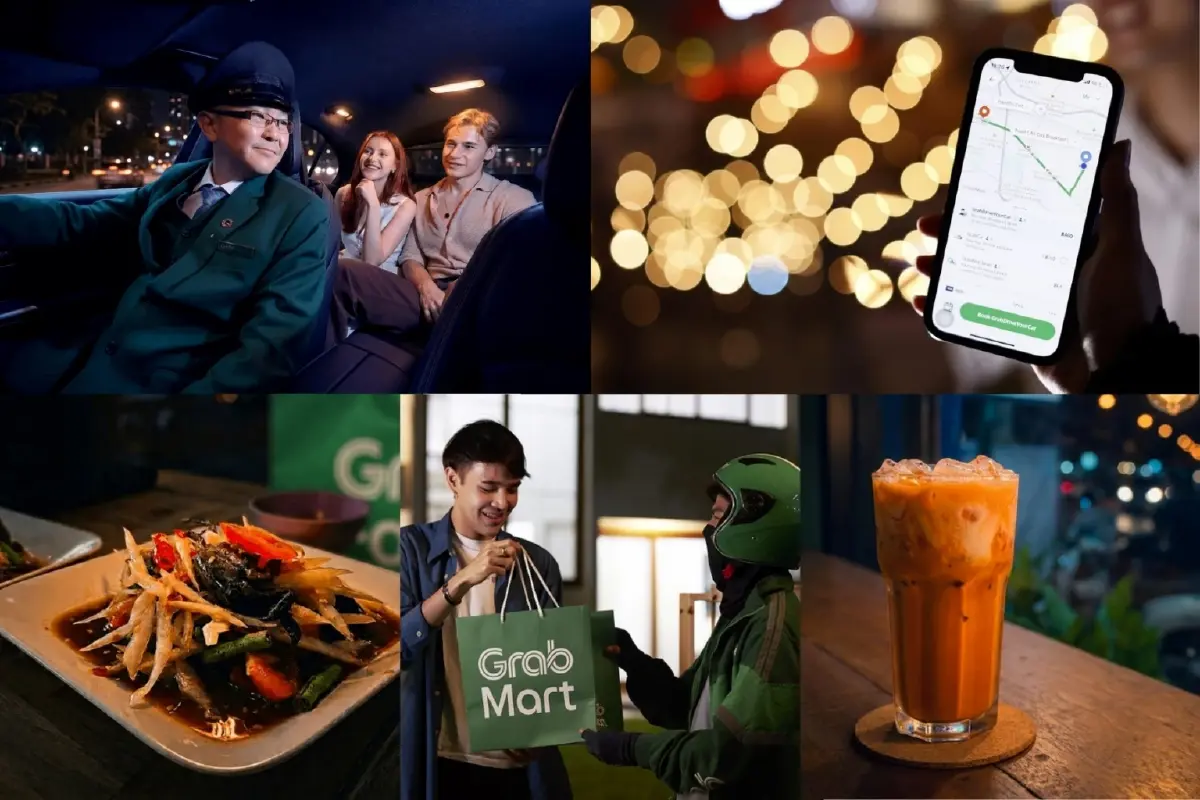 Grab เผยศุกร์–เสาร์ คืนปล่อยจอย ดันยอดเรียกรถ-สั่งอาหาร-ไอเท็มฉุกเฉินพุ่ง