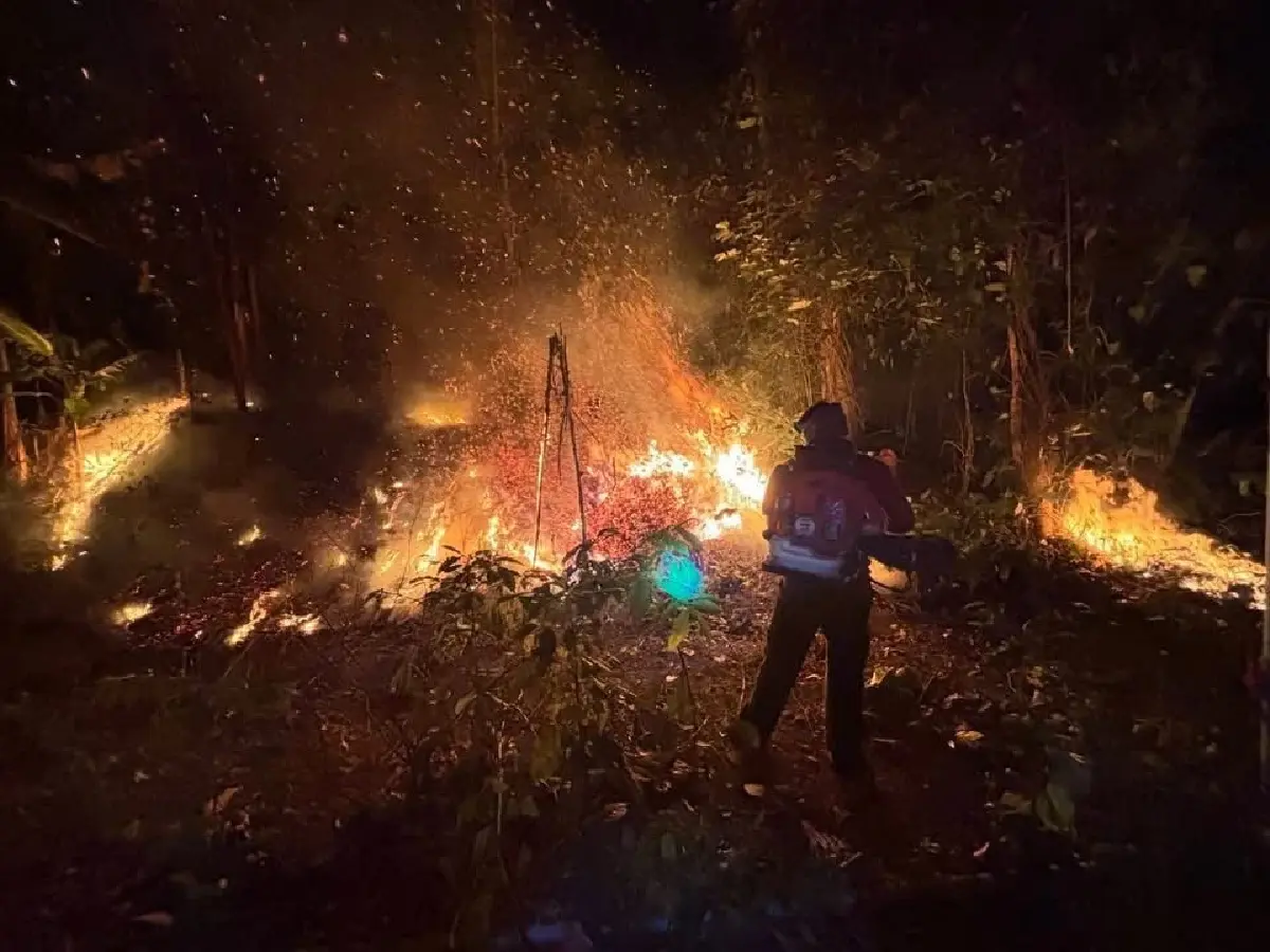 ก.ทรัพยากรฯ รุกตั้ง War Room กาญจนบุรี คุมไฟป่า-เน้นความปลอดภัยเจ้าหน้าที่