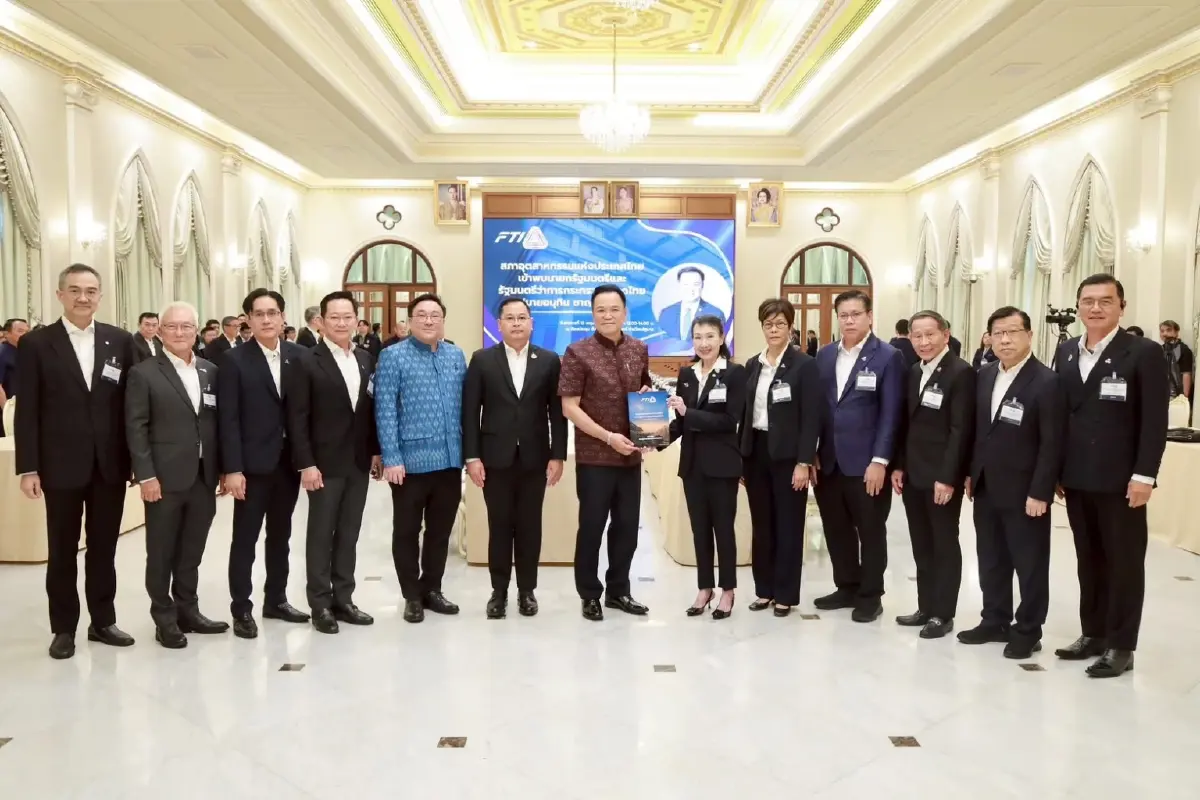 ส.อ.ท. ยื่น 6 ข้อเสนอถึง "อนุทิน" ดันสินค้าไทย เร่งลงทุนระบบราง-พลังงานสะอาด