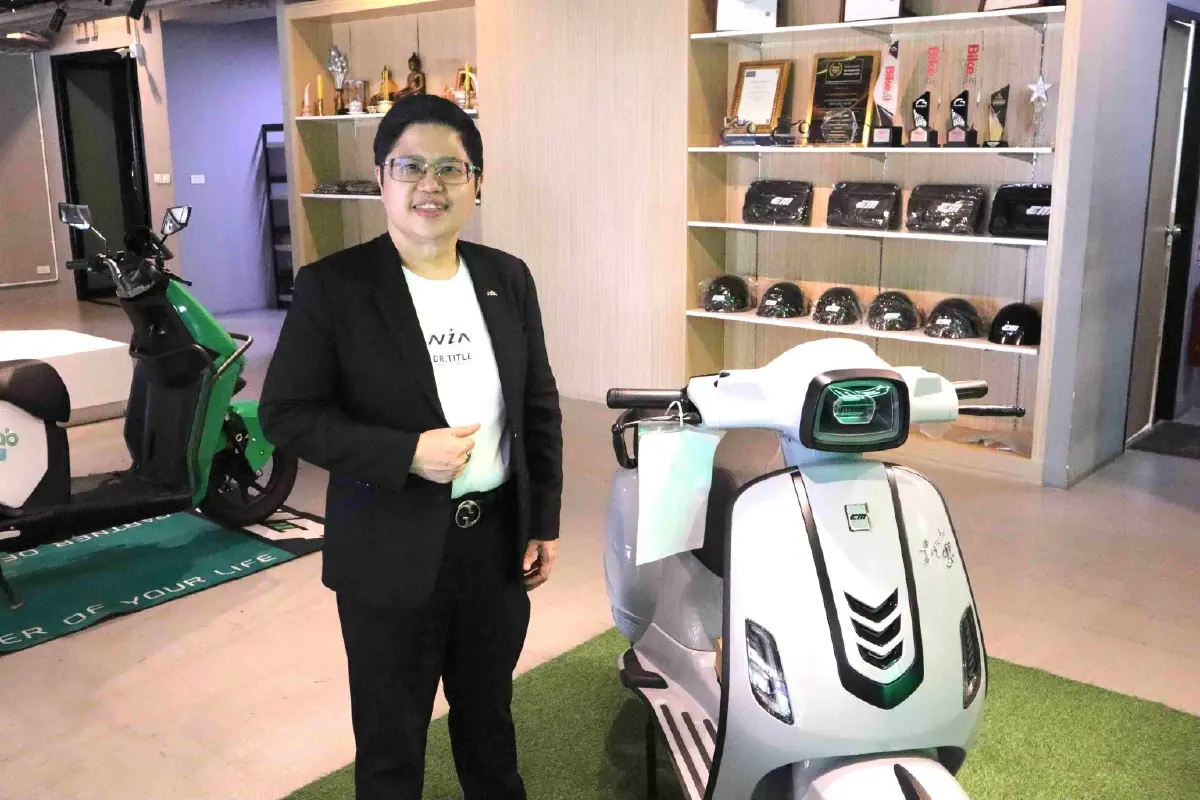 NIA ดันไทยสู่ฮับมอเตอร์ไซค์ EV อาเซียน ชูนวัตกรรม EM Motor วิ่งไกล 200 กม.