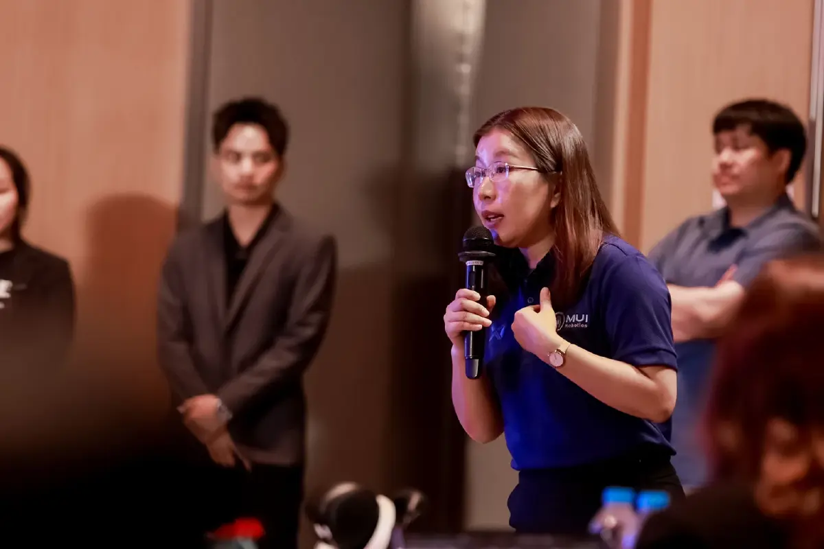 MUI Robotic หุ่นยนต์ AI รับประสาทสัมผัสทั้ง 5 ครั้งแรกในไทย