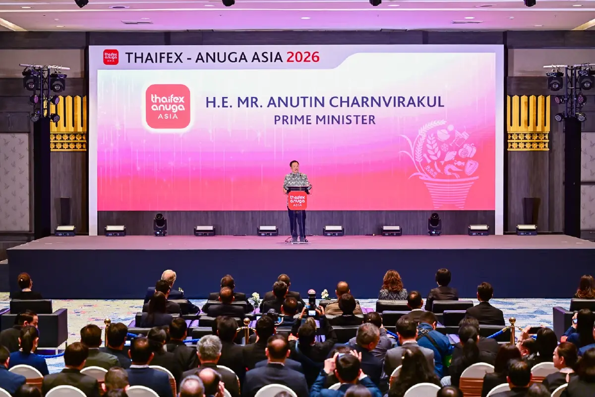 เปิดฉาก THAIFEX – ANUGA ASIA 2026 ยิ่งใหญ่ทุบสถิติ! นายกฯ อนุทิน นำทัพต้อนรับผู้ซื้อ 130 ประเทศ ปักหมุดฮับอาหารโลก คาดเงินสะพัด 1.3 แสนล้าน