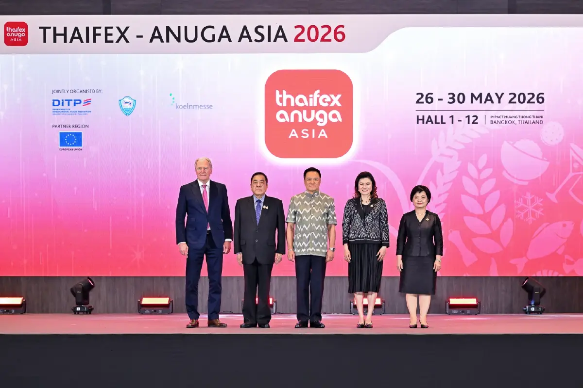 เปิดฉาก THAIFEX – ANUGA ASIA 2026 ยิ่งใหญ่ทุบสถิติ! นายกฯ อนุทิน นำทัพต้อนรับผู้ซื้อ 130 ประเทศ ปักหมุดฮับอาหารโลก คาดเงินสะพัด 1.3 แสนล้าน