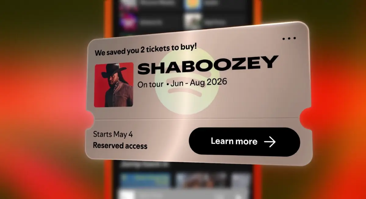สกัดตั๋วผี! Spotify เปิดฟีเจอร์ใหม่ แฟนพันธุ์แท้กดบัตรคอนเสิร์ตได้ก่อนใคร