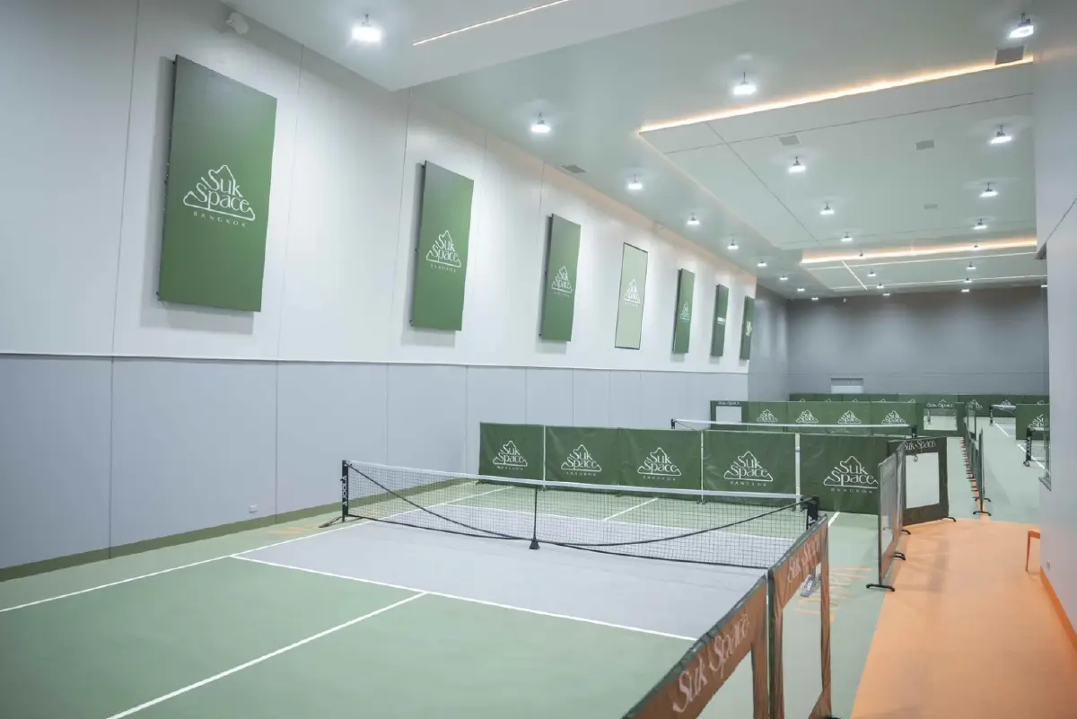 สนาม Pickleball ที่ Suk Space