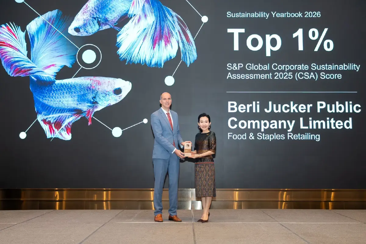 BJC สร้างประวัติศาสตร์โลก! ครองอันดับ 1 ความยั่งยืนกลุ่ม Food & Staples Retailing 4 ปีซ้อน