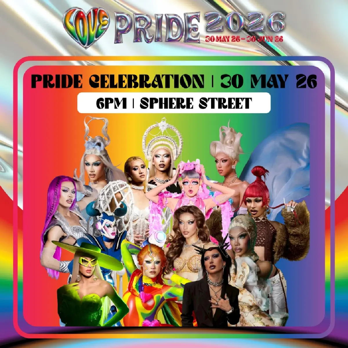 เดอะมอลล์-เอ็ม ดิสทริค จัด LOVE PRIDE 2026 หนุนไทยสู่ระดับโลก