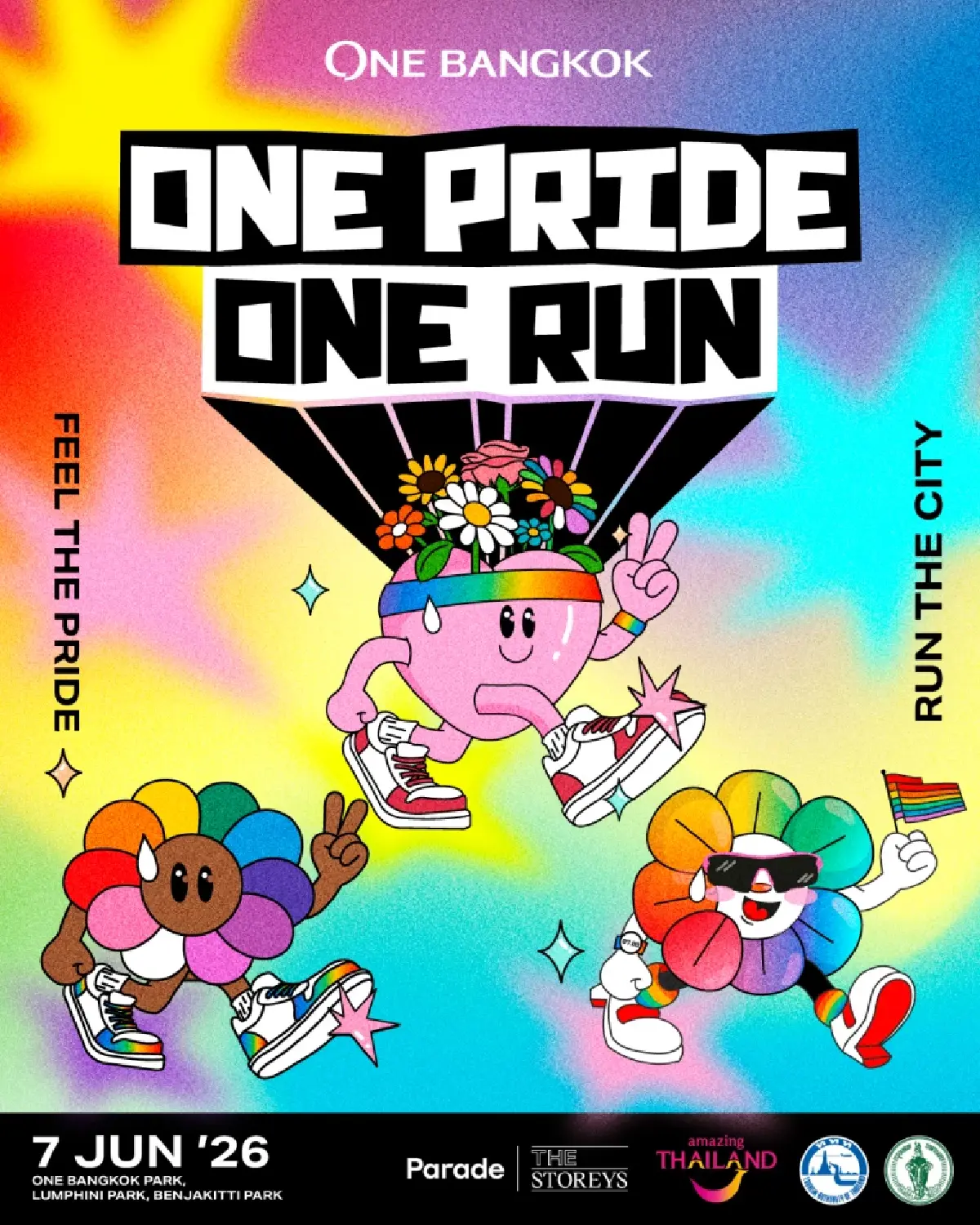 วัน แบงค็อก ชวนวิ่งฉลอง Pride Month ในงาน One Run 2026