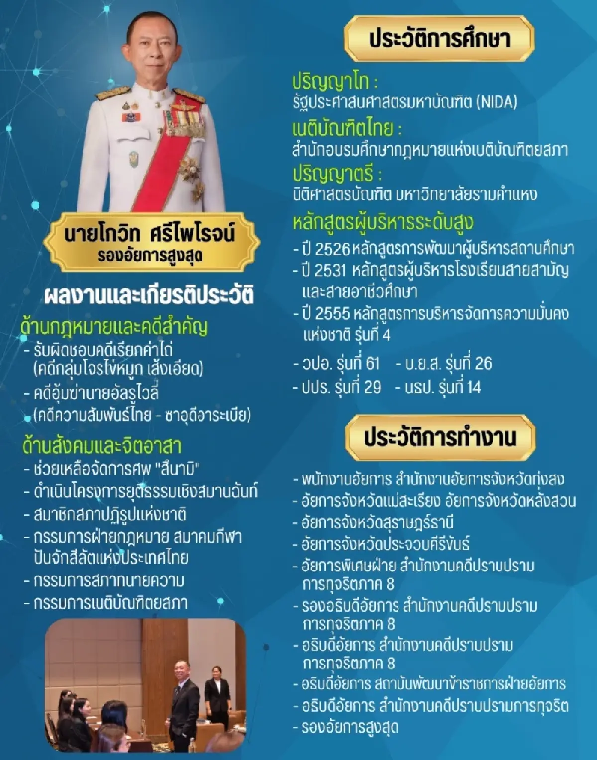 ก.อ. มติเอกฉันท์ตั้ง "โกวิท ศรีไพโรจน์" นั่งอัยการสูงสุดคนใหม่คนที่ 21