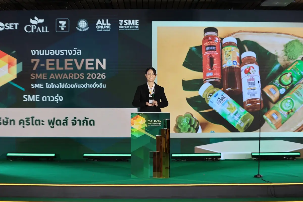 2 แบรนด์ ชา กาแฟ พยัคฆ์-นิชิ คว้ารางวัล SME ดาวรุ่ง โต 100 ล้าน