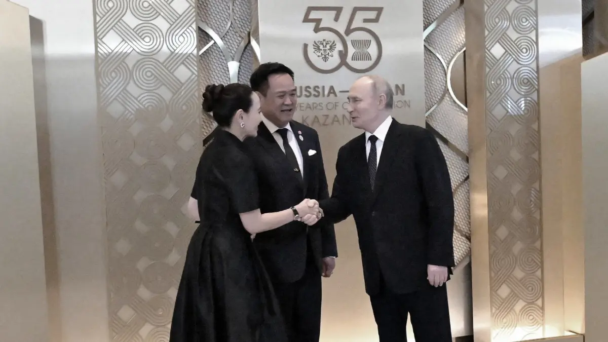 นายกฯอนุทินจับมือปธน.ปูตินที่คาซาน ดันเอกชนไทยบุกตลาดยูเรเซีย